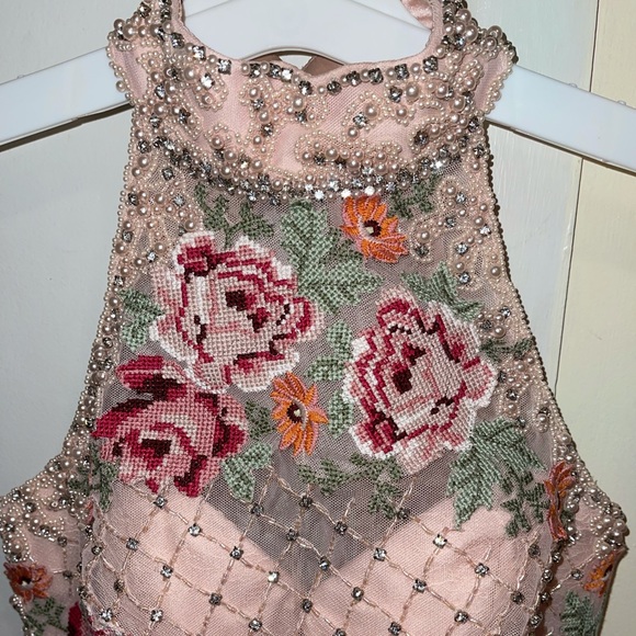 *WORN ONCE* Sherri Hill Blush 2-Piece Prom Dress *willing to take rsnble offers* - Picture 5 of 16